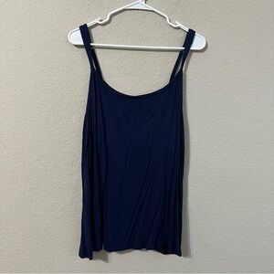 Soma Tank Top Navy Blue Pajama Cami Camisole Adjustable Straps